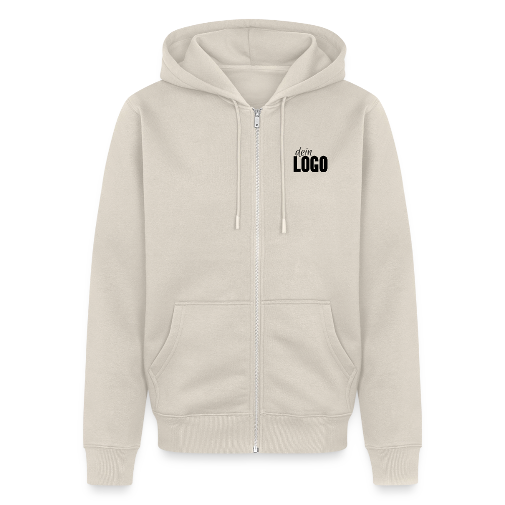 Männer Premium Kapuzenjacke - Beige