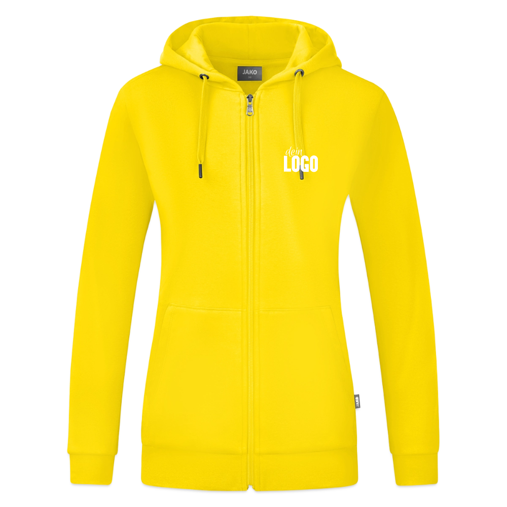 JAKO Frauen Kapuzenjacke Organic - Gelb