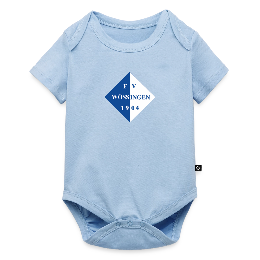 Baby Bio-Kurzarm-Body - Hellblau