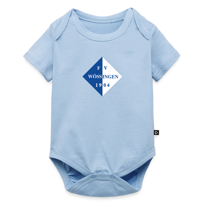 Baby Bio-Kurzarm-Body - Hellblau