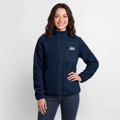Relaxed Fit Unisex Sherpajacke von Stanley/Stella - Navy