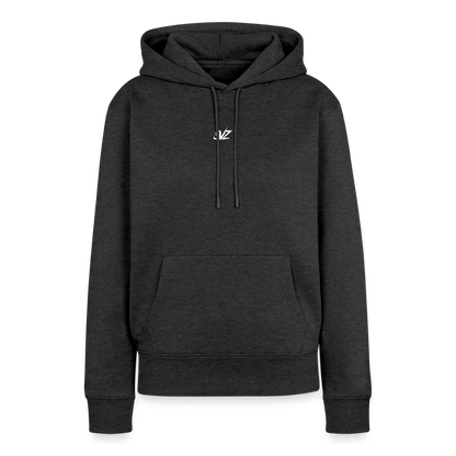 Frauen Premium Hoodie - Anthrazit meliert