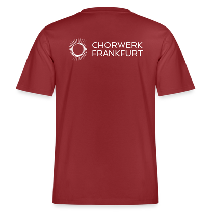 RELAXED FIT Unisex Organic T-Shirt - Erdrot