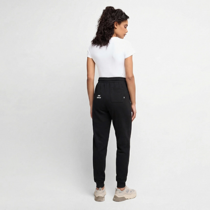 Frauen Premium Bio Jogginghose - Schwarz