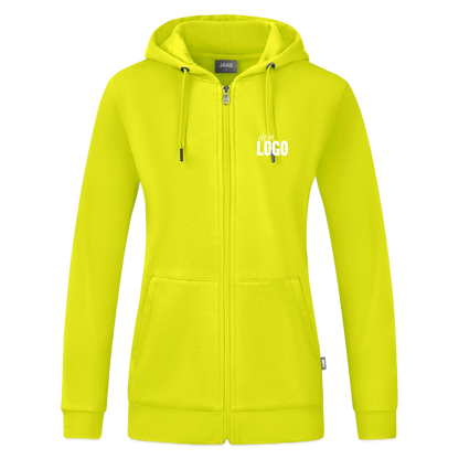 JAKO Frauen Kapuzenjacke Organic - Limettengrün