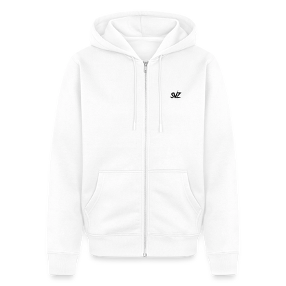 Männer Premium Kapuzenjacke - Weiß