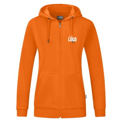 JAKO Frauen Kapuzenjacke Organic - Neonorange