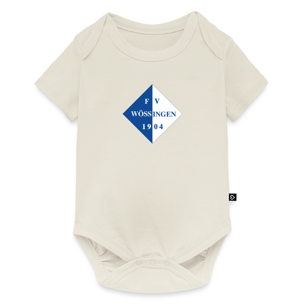 Baby Bio-Kurzarm-Body - Naturweiß