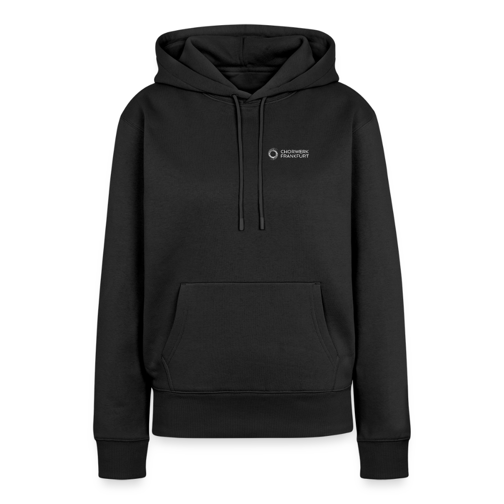 Frauen Premium Hoodie - Schwarz