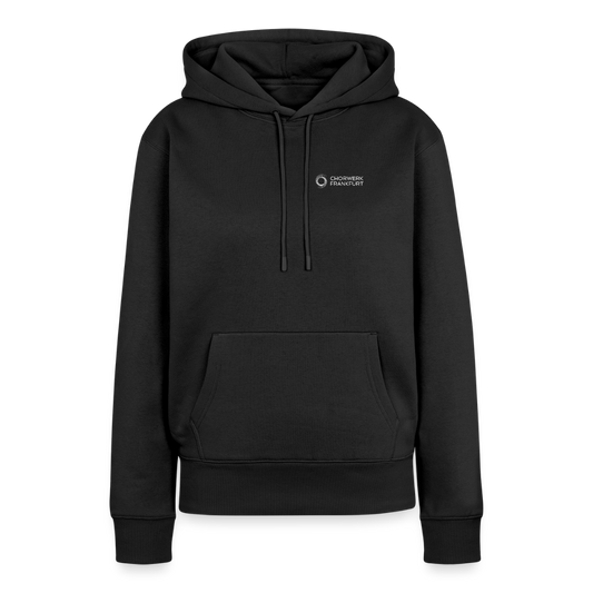 Frauen Premium Hoodie - Schwarz