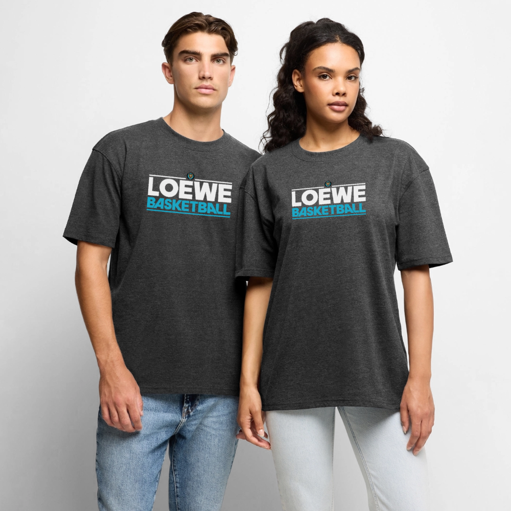 Unisex Premium Oversized Bio T-Shirt - Anthrazit meliert