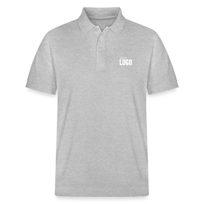 Unisex Bio-Poloshirt PREPSTER - Grau meliert