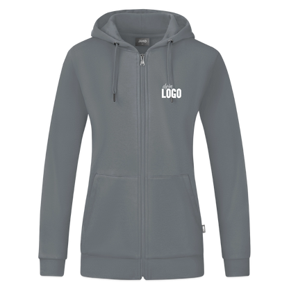 JAKO Frauen Kapuzenjacke Organic - Grau