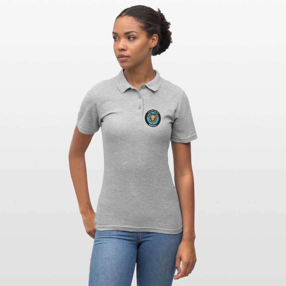 Frauen Polo Shirt - Grau meliert