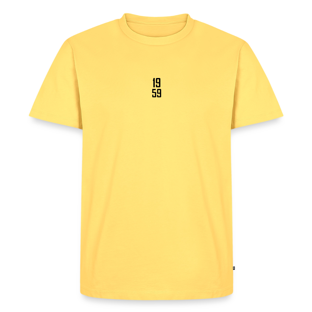 Männer Premium T-Shirt - Pastellgelb
