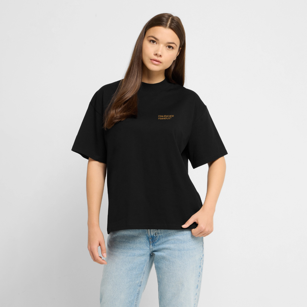 RELAXED FIT Unisex Organic T-Shirt - Schwarz