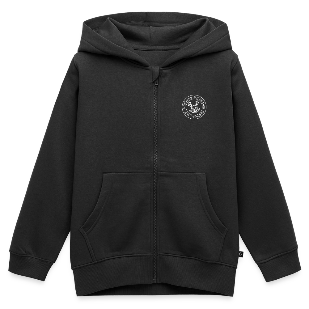 Kinder Premium Kapuzenjacke - Schwarz
