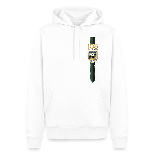 Jubiläums-Hoodie Schützen Brenig, weiß NEU - Weiß