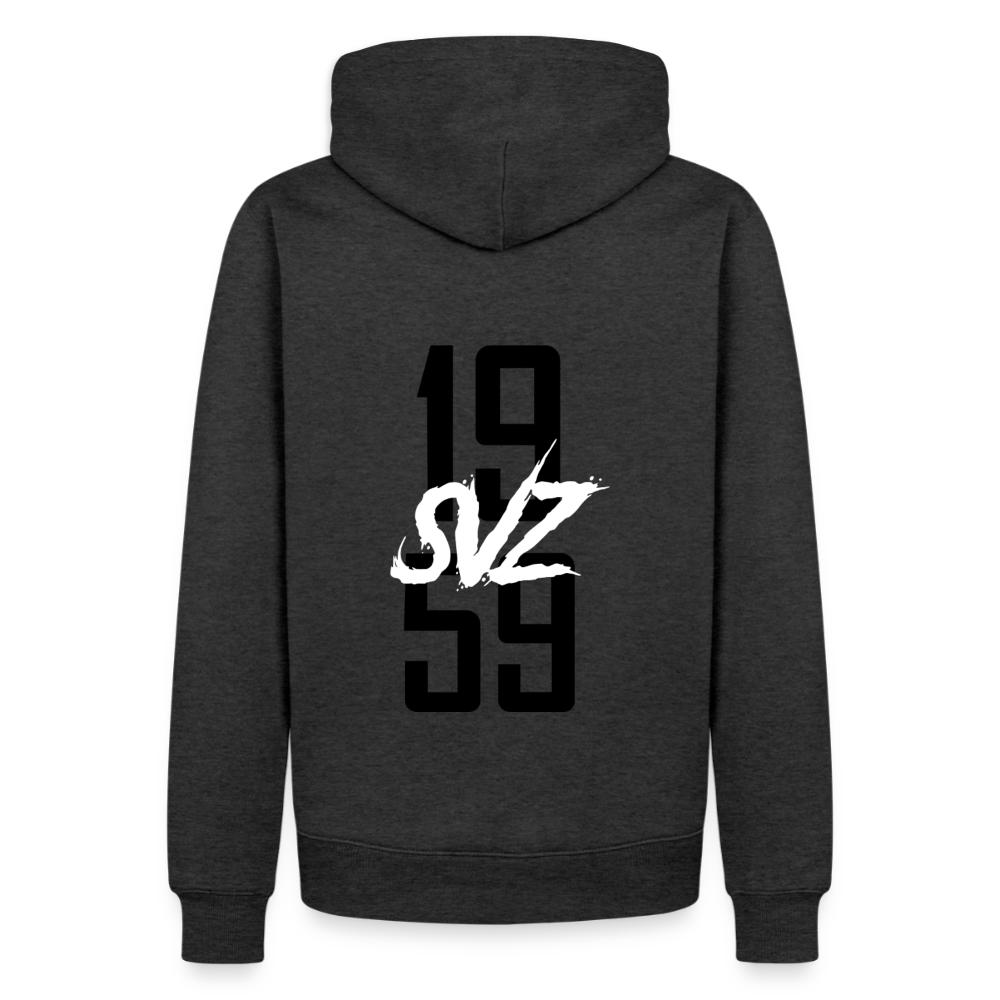 Männer Premium Hoodie - Anthrazit meliert