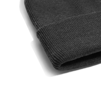 Bestickte Wintermütze - Asphalt