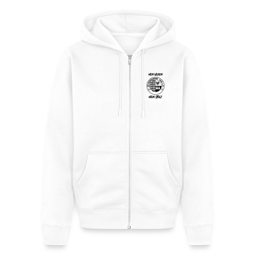 Männer Premium Kapuzenjacke - Weiß