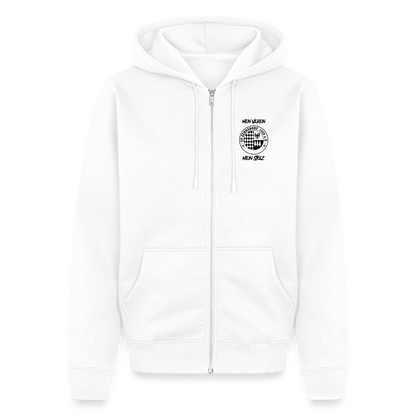 Männer Premium Kapuzenjacke - Weiß