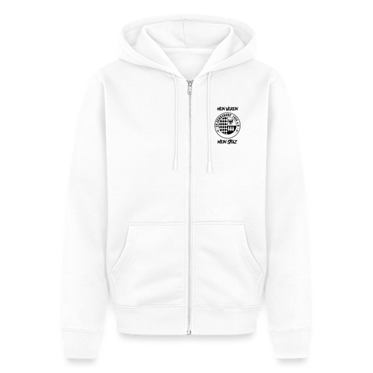 Männer Premium Kapuzenjacke - Weiß