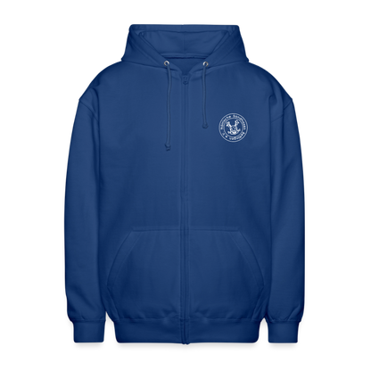 Unisex Kapuzenjacke - Royalblau
