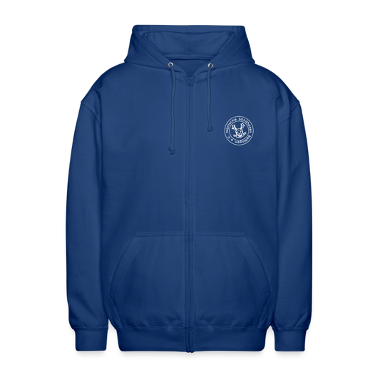 Unisex Kapuzenjacke - Royalblau