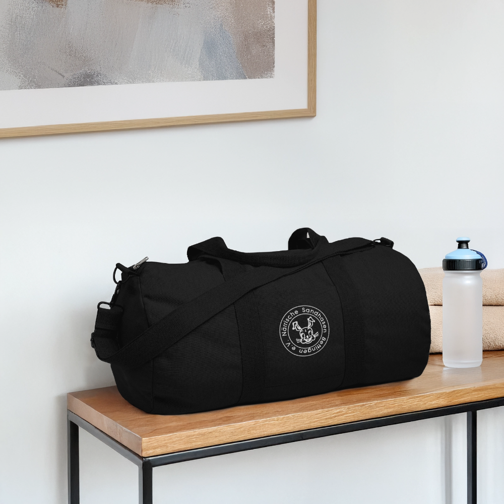Recycelte Canvas-Sporttasche von Stanley/Stella - Schwarz