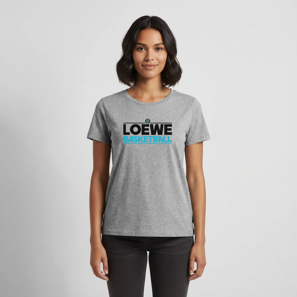 Frauen Premium T-Shirt - Grau meliert