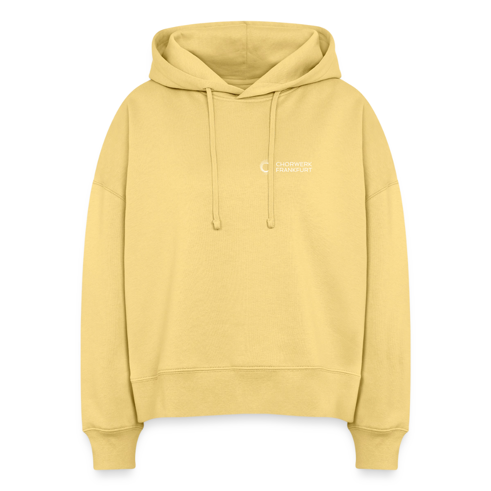 Stanley/Stella Boxy Frauen Bio Hoodie Nora - Hellgelb
