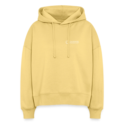 Stanley/Stella Boxy Frauen Bio Hoodie Nora - Hellgelb