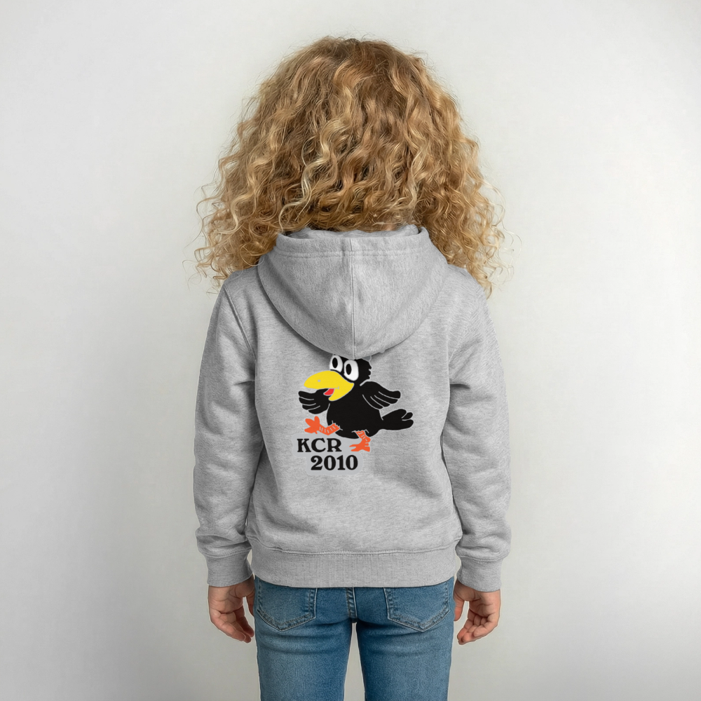 Kinder Hoodie - Hellgrau meliert