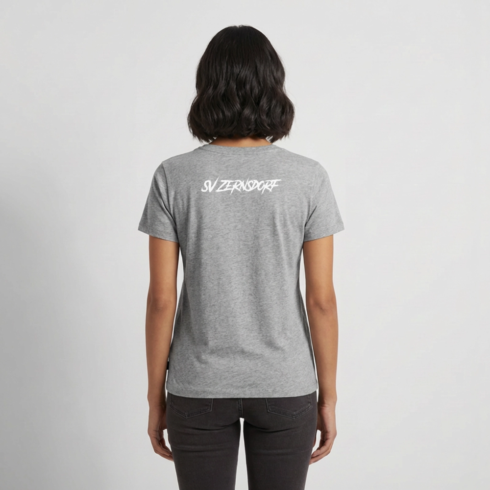 Frauen Premium T-Shirt - Grau meliert