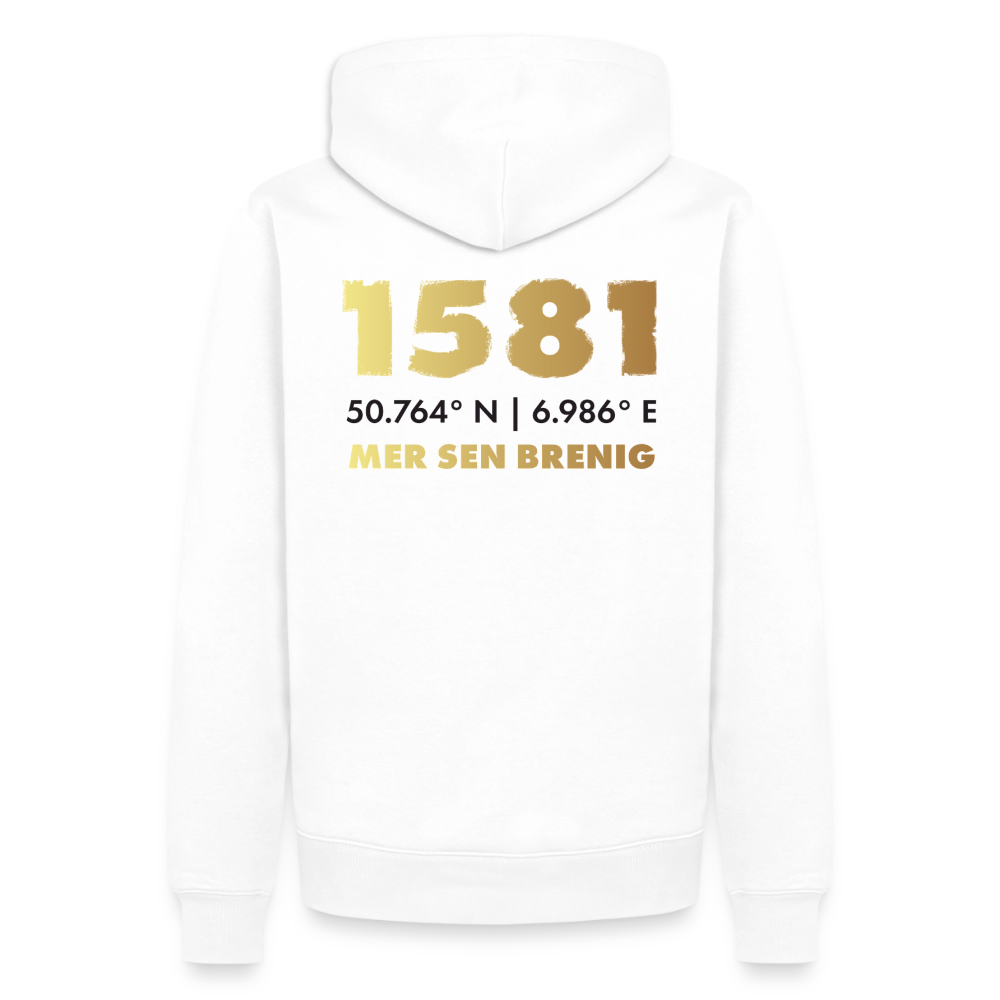 Jubiläums-Hoodie Schützen Brenig, weiß NEU - Weiß