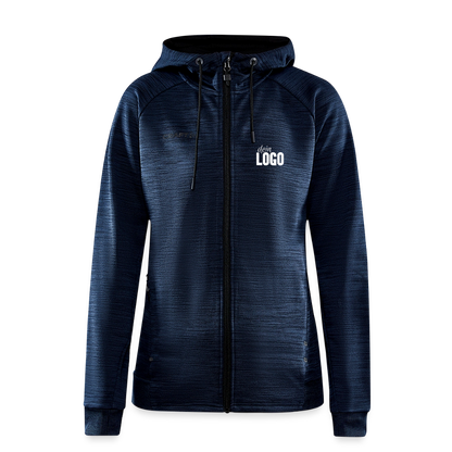 CRAFT ADV Unify Frauen Kapuzenjacke - Navy meliert