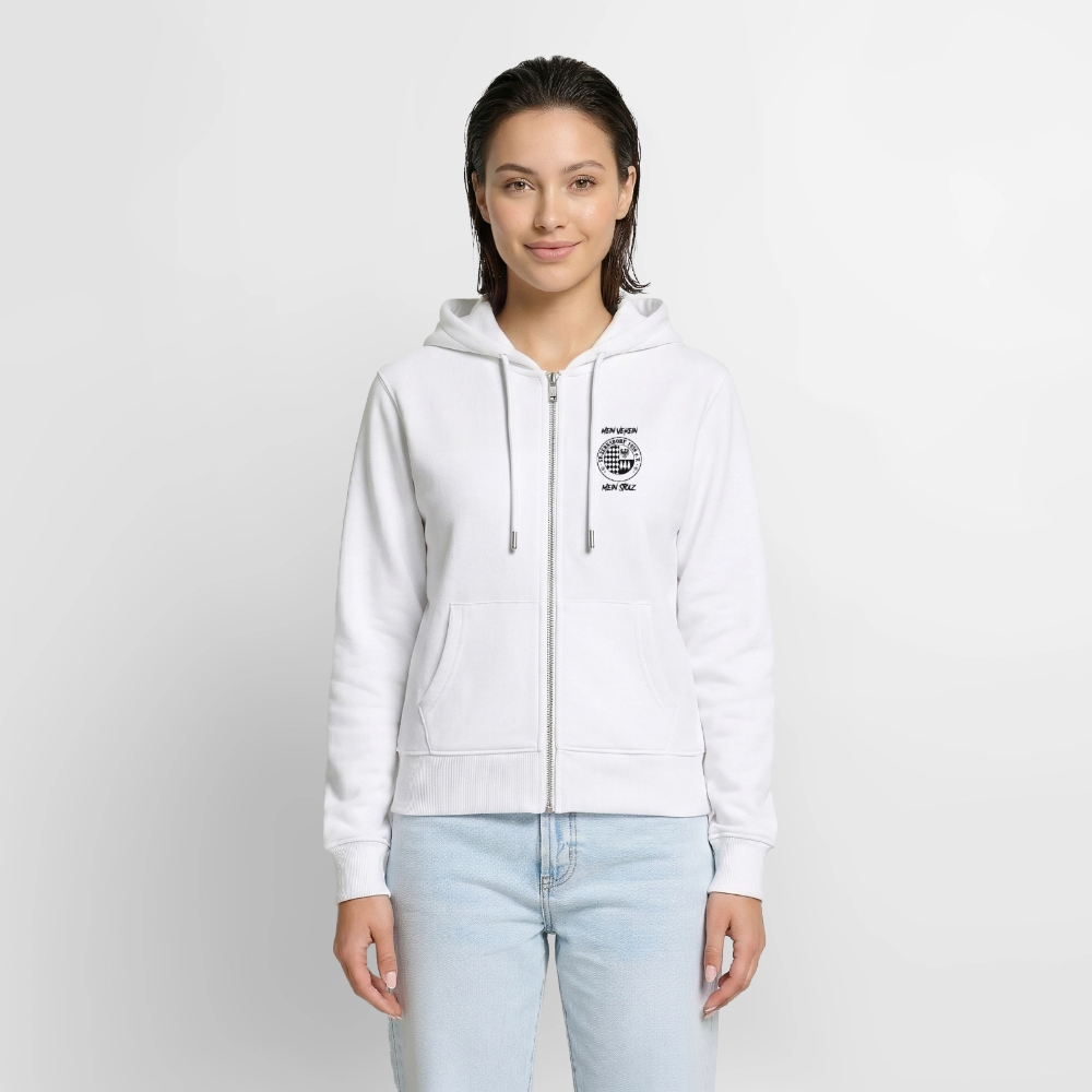 Frauen Premium Kapuzenjacke - Weiß