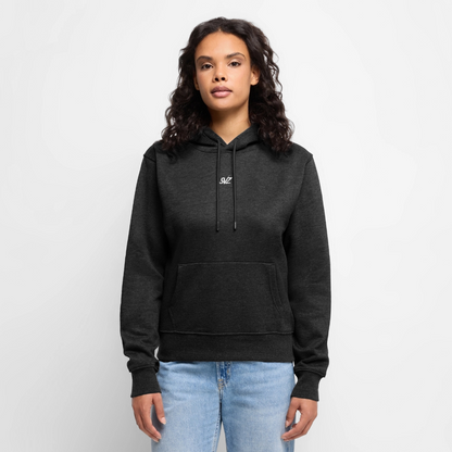 Frauen Premium Hoodie - Anthrazit meliert