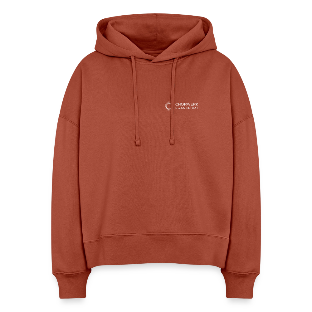 Stanley/Stella Boxy Frauen Bio Hoodie Nora - Terrakotta