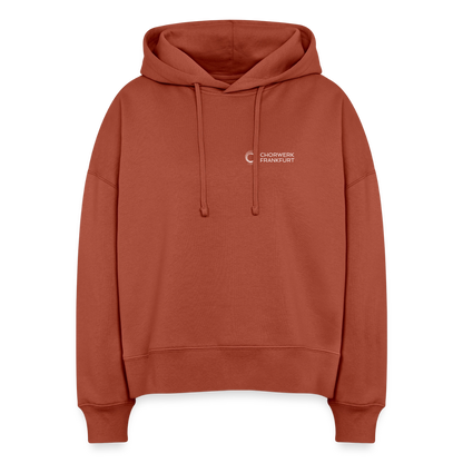 Stanley/Stella Boxy Frauen Bio Hoodie Nora - Terrakotta