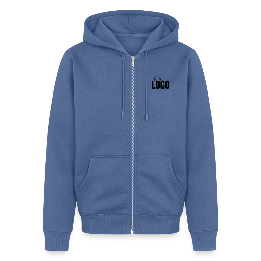 Männer Premium Kapuzenjacke - Taubenblau