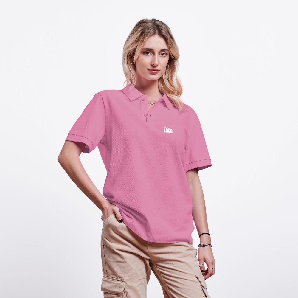Unisex Bio-Poloshirt PREPSTER - Blasenrosa