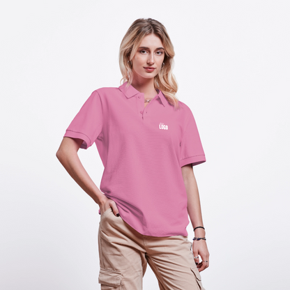 Unisex Bio-Poloshirt PREPSTER - Blasenrosa