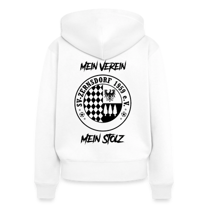 Frauen Premium Kapuzenjacke - Weiß