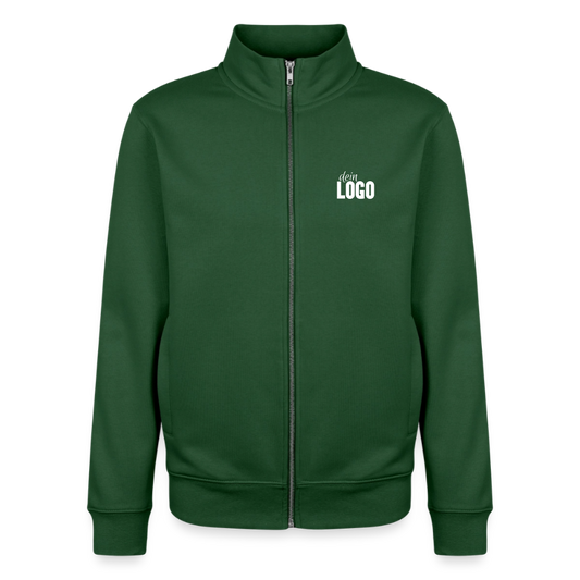 Unisex Organic Zip Sweatshirt - Flaschengrün