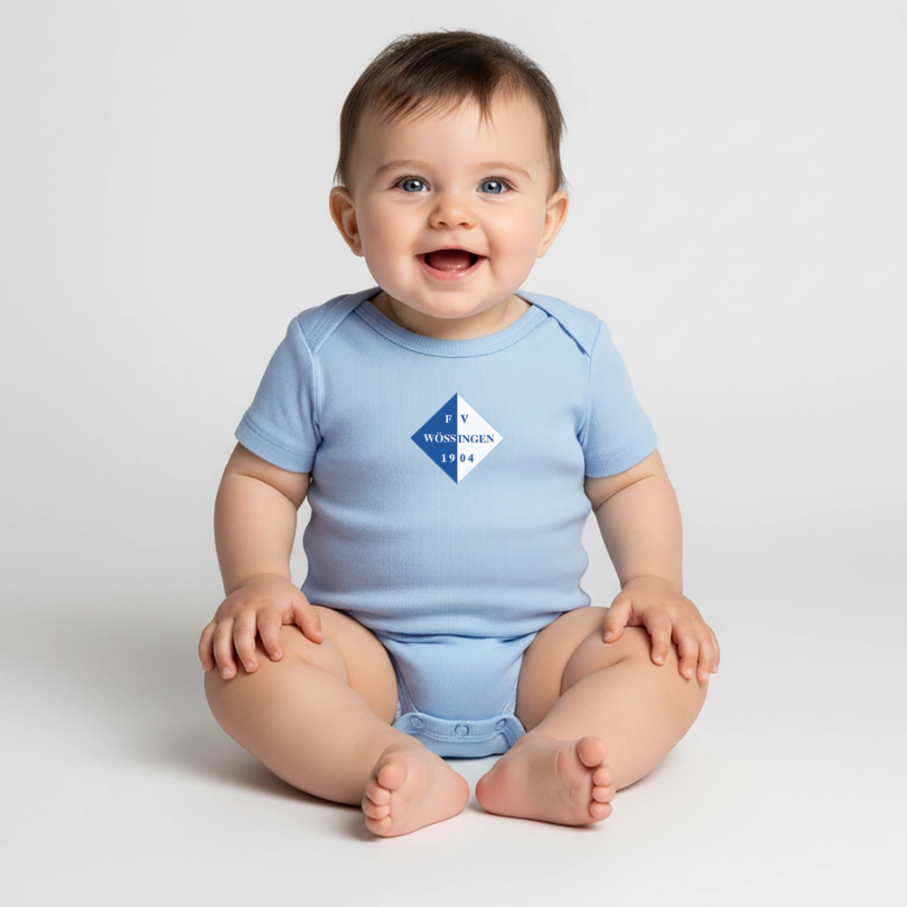 Baby Bio-Kurzarm-Body - Hellblau