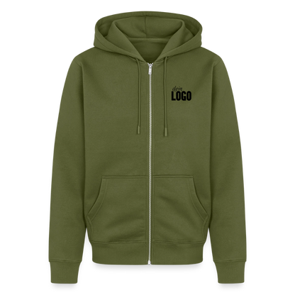 Männer Premium Kapuzenjacke - Khaki