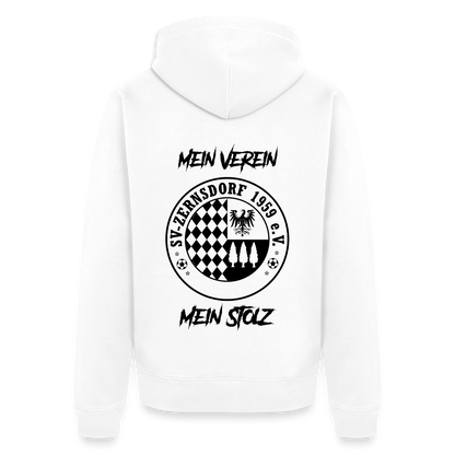 Männer Premium Kapuzenjacke - Weiß