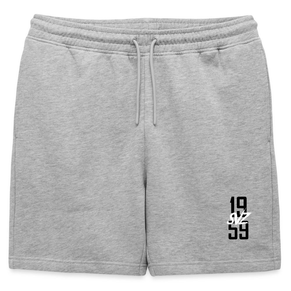 Männer Premium Organic Sweatshorts - Grau meliert